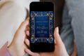 Blue and Gold Quinceañera Party Invitation | Canva Template | Print at Home Invitation | Design #165