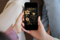 Black and Gold Flower Graduation Party Invitation | Canva Template | Print at Home Invitation | Design #114